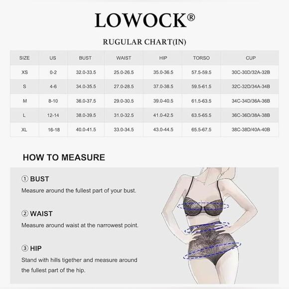 Lowock NEW Women's High Waisted 2 Piece Bikini Set Light Blue Size Large - Picture 10 of 10